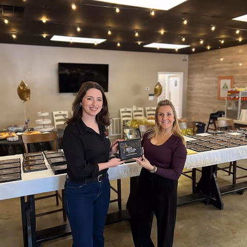 Crownover Company team members with the 2024 Best of the Twin Lakes award